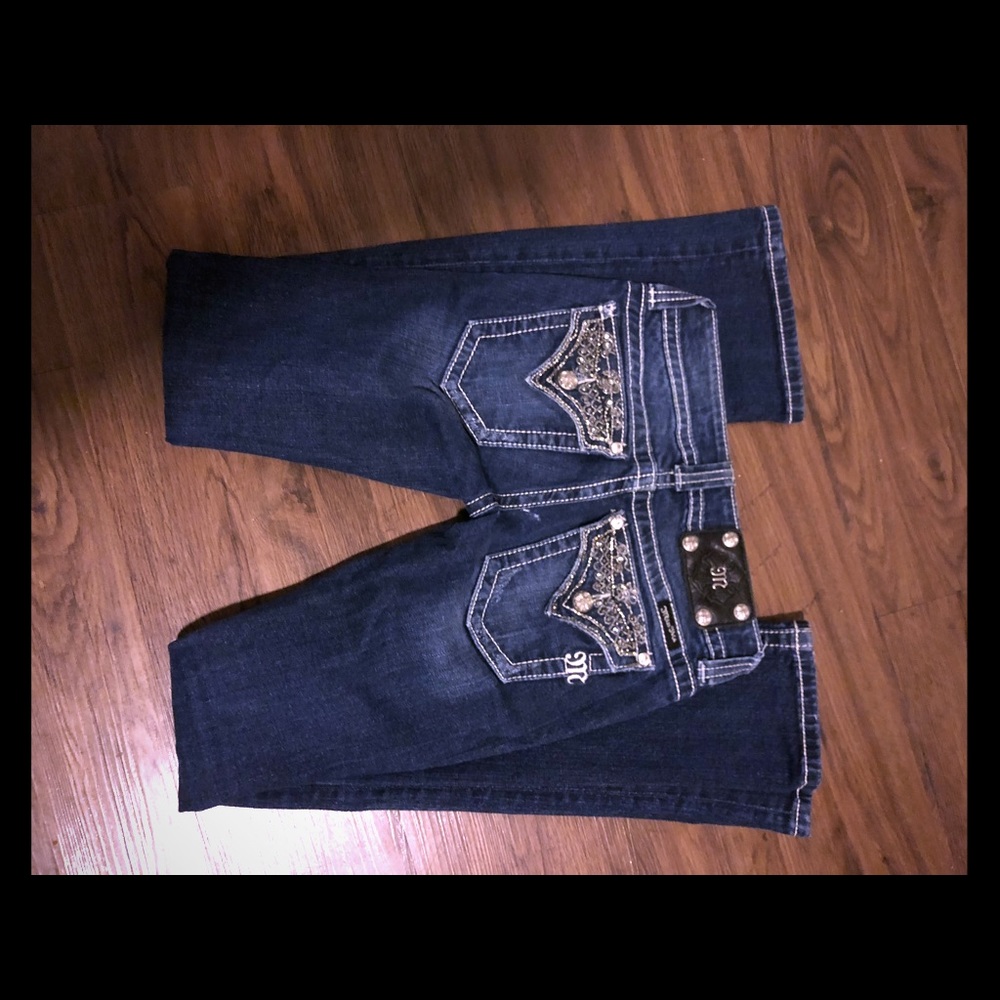 miss me navy blue jeans, embellished pockets